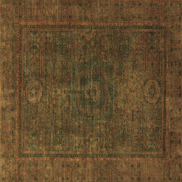 Square Machine Washable Abstract Brown Modern Rug, wshabs1319brn