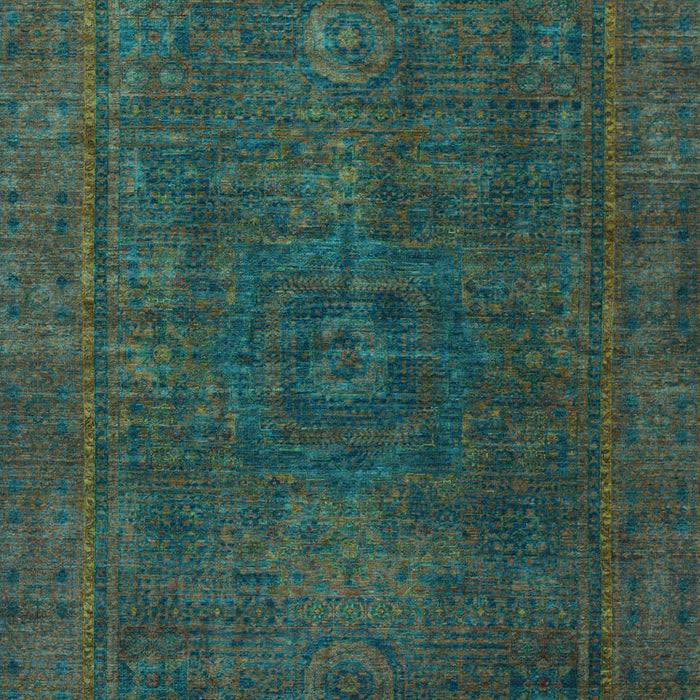 Machine Washable Abstract Light Blue Modern Rug, wshabs1319lblu