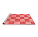 Modern Red Washable Rugs