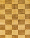 Abstract Orange Checkered Rug, abs131