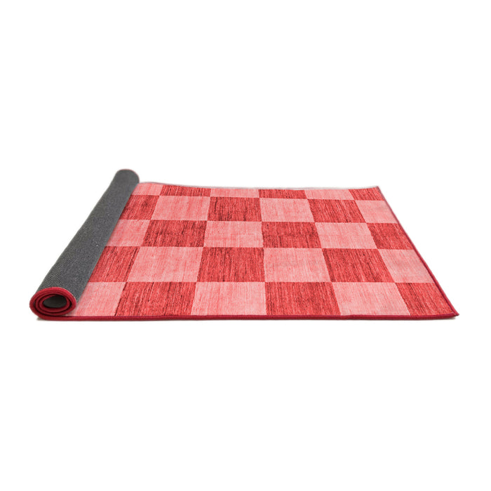 Checkered Red Modern Area Rugs
