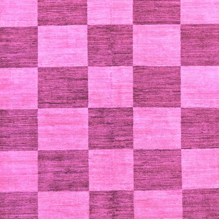 Machine Washable Checkered Purple Modern Area Rugs, wshabs131pur