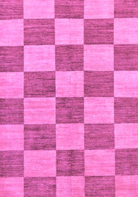 Checkered Purple Modern Rug, abs131pur