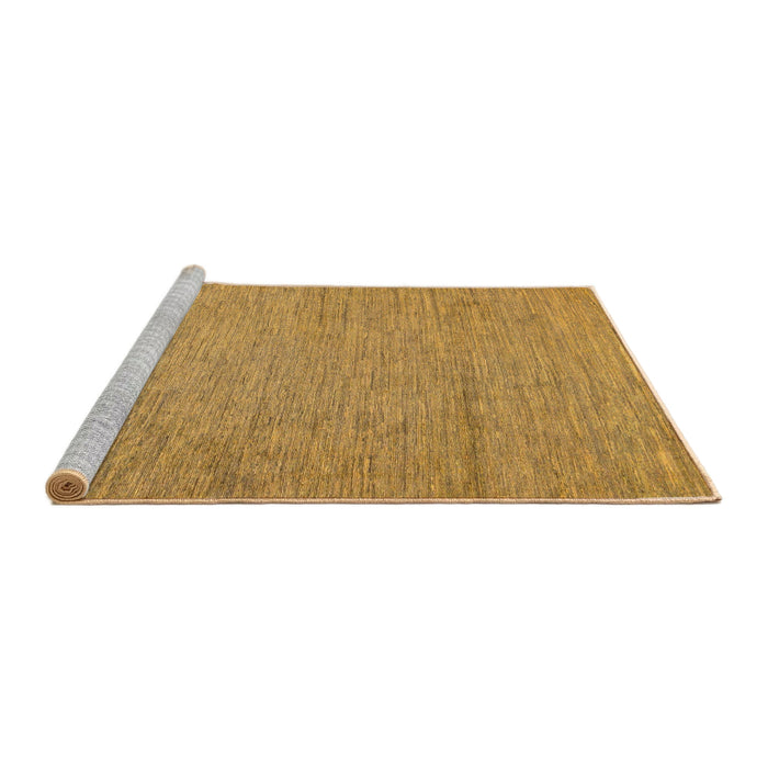 Sideview of Machine Washable Abstract Sedona Brown Rug, wshabs132