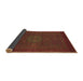 Sideview of Abstract Brown Modern Rug, abs1320brn