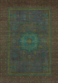 Abstract Turquoise Modern Rug, abs1320turq