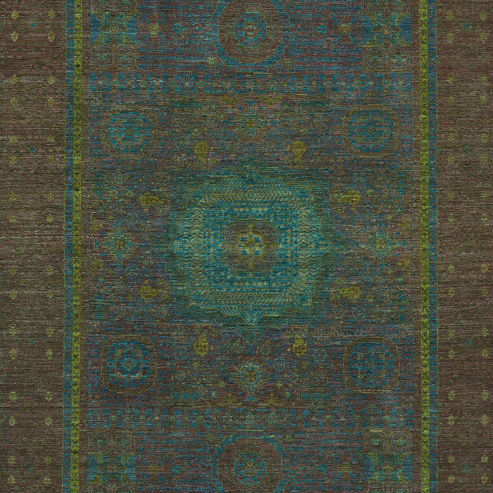 Abstract Turquoise Modern Rug, abs1320turq