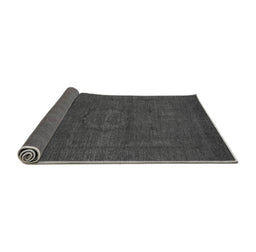Sideview of Abstract Gray Modern Rug, abs1320gry