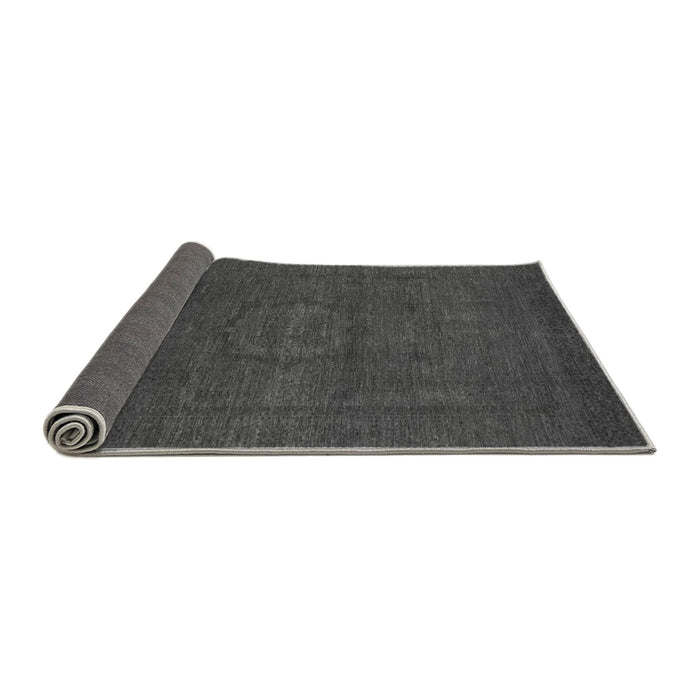 Sideview of Abstract Gray Modern Rug, abs1320gry
