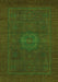 Abstract Green Modern Rug, abs1320grn