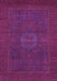 Machine Washable Abstract Purple Modern Area Rugs, wshabs1320pur