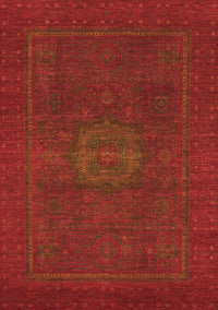 Abstract Orange Modern Rug, abs1320org