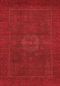 Abstract Red Modern Rug, abs1320red