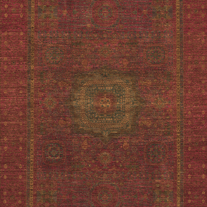 Abstract Brown Modern Rug, abs1320brn