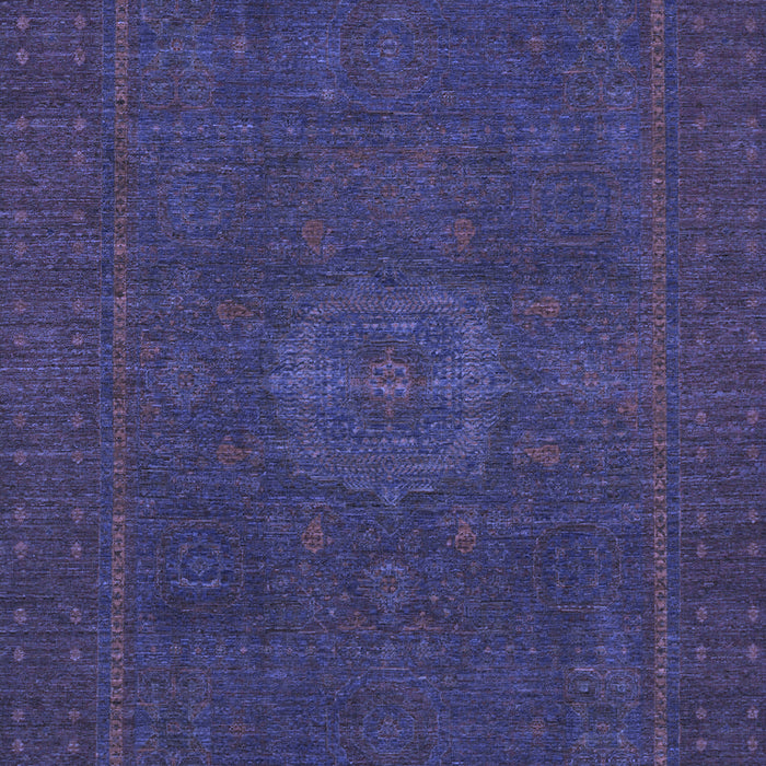 Machine Washable Abstract Blue Modern Rug, wshabs1320blu