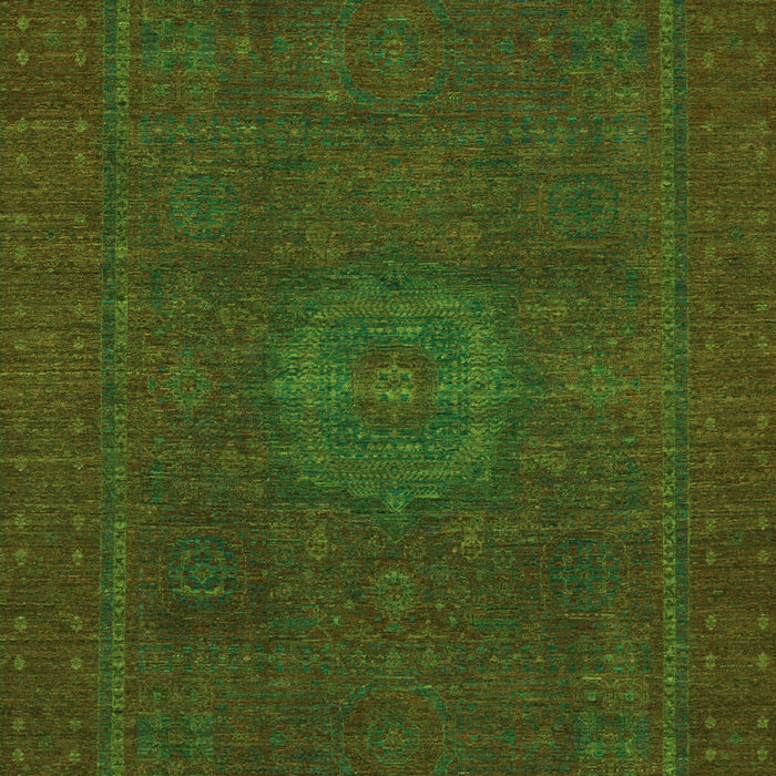 Machine Washable Abstract Green Modern Area Rugs, wshabs1320grn