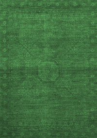 Abstract Emerald Green Modern Rug, abs1321emgrn