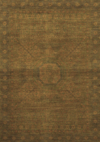 Abstract Brown Modern Rug, abs1321brn