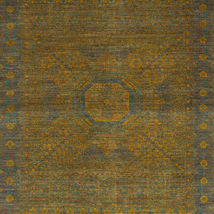 Machine Washable Abstract Sepia Brown Rug, wshabs1321