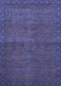 Abstract Blue Modern Rug, abs1321blu