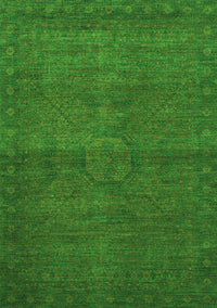 Abstract Green Modern Rug, abs1321grn