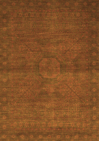 Abstract Orange Modern Rug, abs1321org