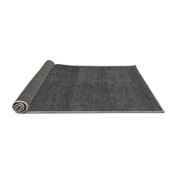 Sideview of Abstract Gray Modern Rug, abs1321gry