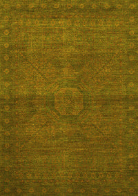 Abstract Yellow Modern Rug, abs1321yw