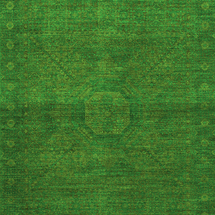 Machine Washable Abstract Green Modern Area Rugs, wshabs1321grn