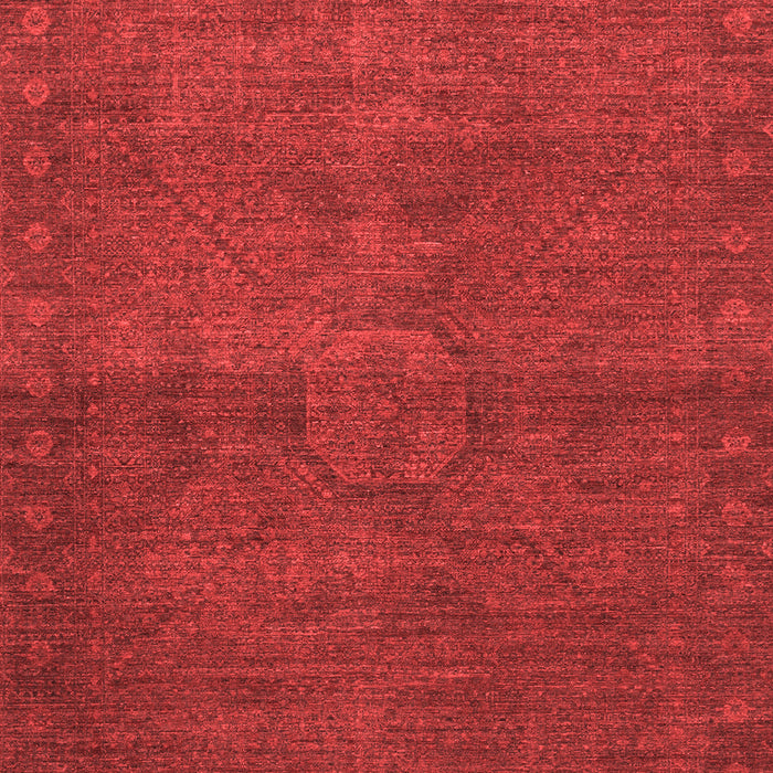 Machine Washable Abstract Red Modern Rug, wshabs1321red