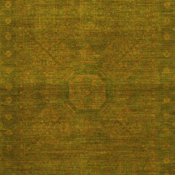 Machine Washable Abstract Yellow Modern Rug, wshabs1321yw