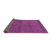 Sideview of Abstract Purple Modern Rug, abs1321pur