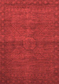 Abstract Red Modern Rug, abs1321red