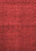 Abstract Red Modern Area Rugs