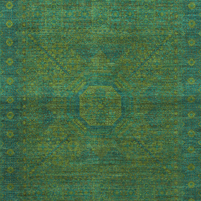 Machine Washable Abstract Turquoise Modern Area Rugs, wshabs1321turq