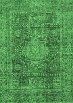 Abstract Emerald Green Modern Rug, abs1322emgrn