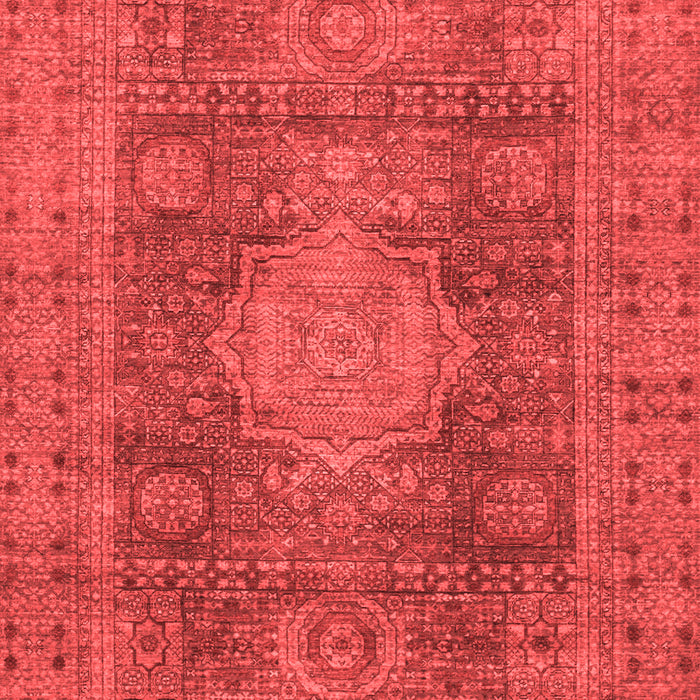 Machine Washable Abstract Red Modern Rug, wshabs1322red