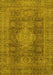 Abstract Yellow Modern Rug, abs1322yw