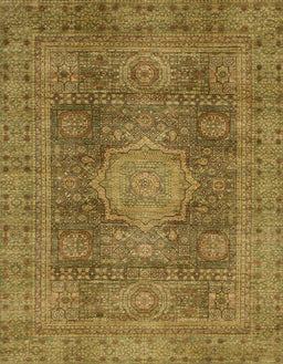 Machine Washable Abstract Caramel Brown Rug, wshabs1322