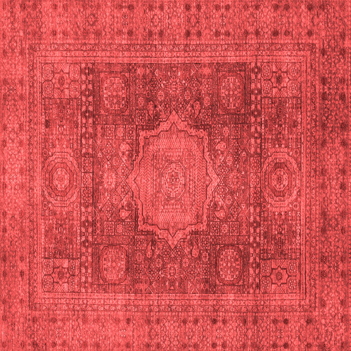 Machine Washable Abstract Red Modern Rug, wshabs1322red