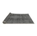 Sideview of Abstract Gray Modern Rug, abs1322gry