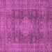 Square Abstract Purple Modern Rug, abs1322pur