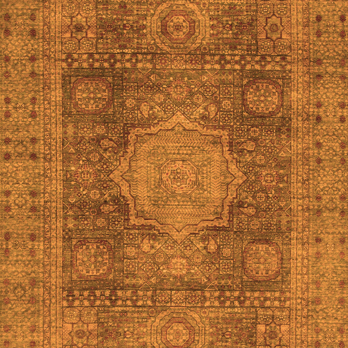 Machine Washable Abstract Orange Modern Area Rugs, wshabs1322org