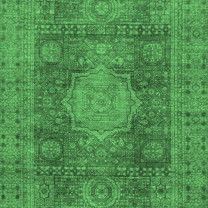 Machine Washable Abstract Emerald Green Modern Area Rugs, wshabs1322emgrn