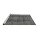 Sideview of Machine Washable Abstract Gray Modern Rug, wshabs1322gry