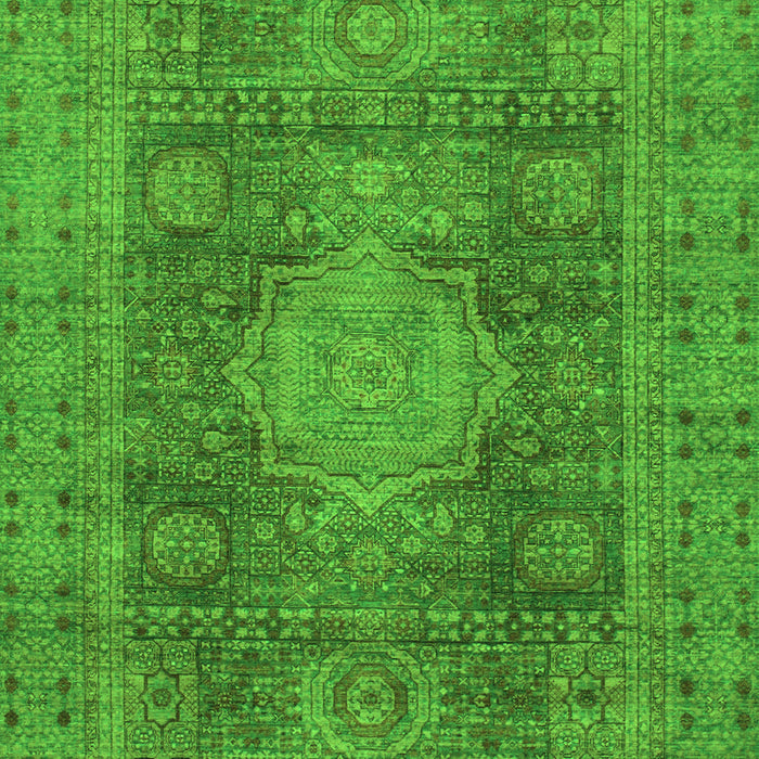 Machine Washable Abstract Green Modern Area Rugs, wshabs1322grn