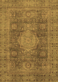 Abstract Brown Modern Rug, abs1322brn