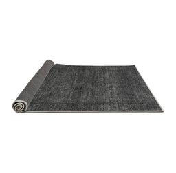 Sideview of Abstract Gray Modern Rug, abs1323gry