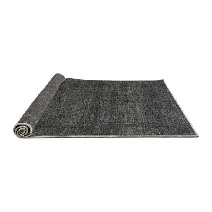 Sideview of Abstract Gray Modern Rug, abs1323gry