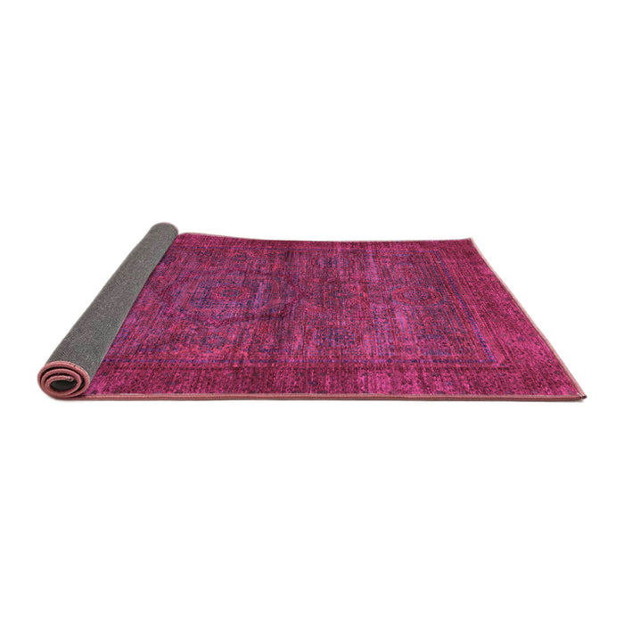 Sideview of Abstract Pink Modern Rug, abs1323pnk